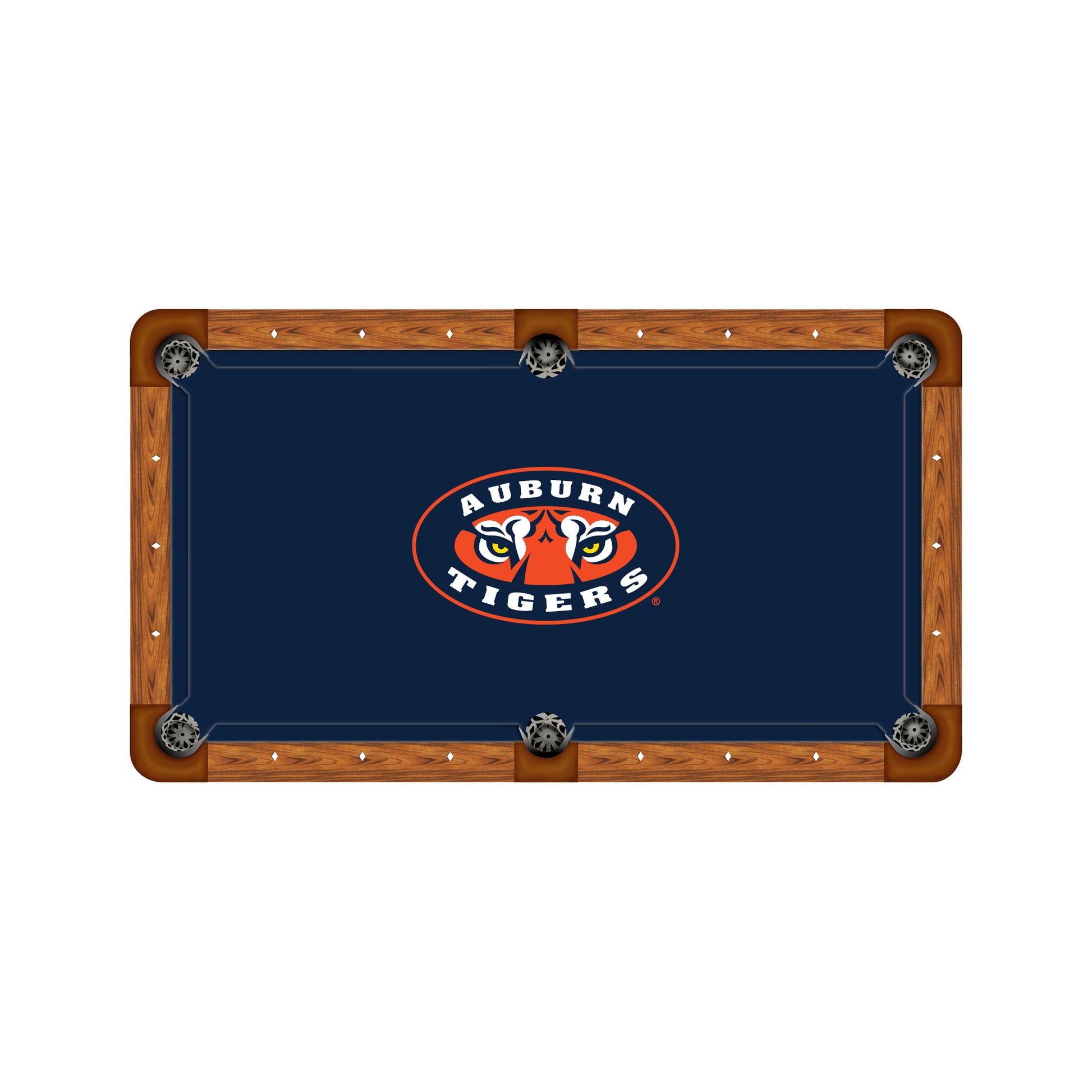 Auburn Tigers Custom Pool Table Replacement Felt ALT Logo