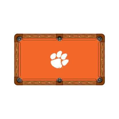 Clemson Tigers Custom Pool Table Replacement Felt ALT Logo