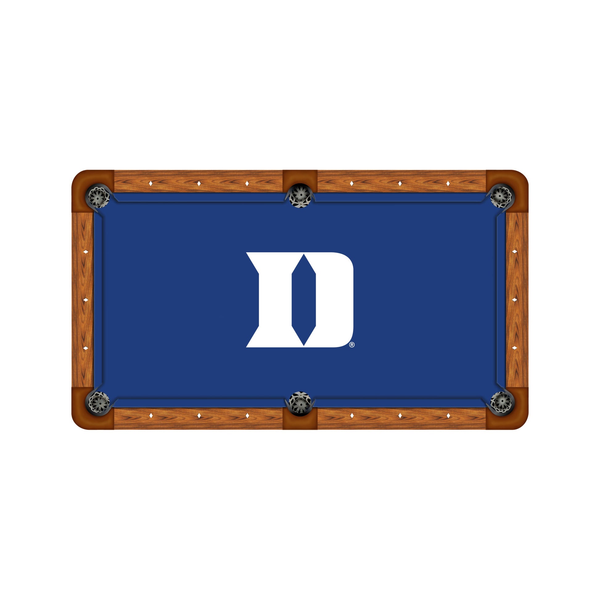 Duke Blue Devils Custom Pool Table Replacement Felt ALT Logo