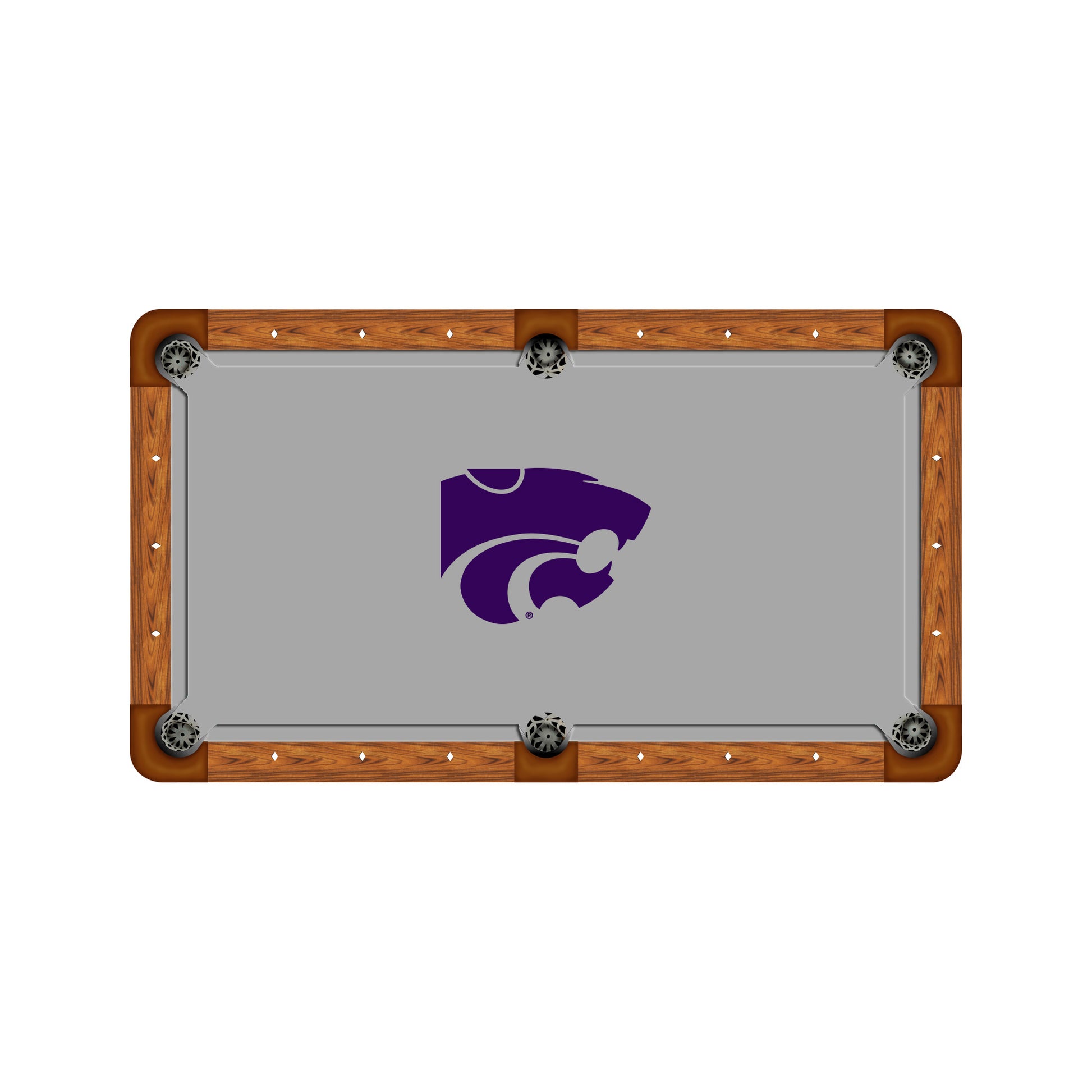 Kansas State Wildcats Custom Pool Table Replacement Felt ALT Logo
