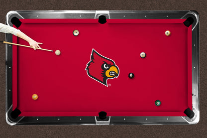 Louisville Cardinals Custom Pool Table Replacement Felt Lifestyle