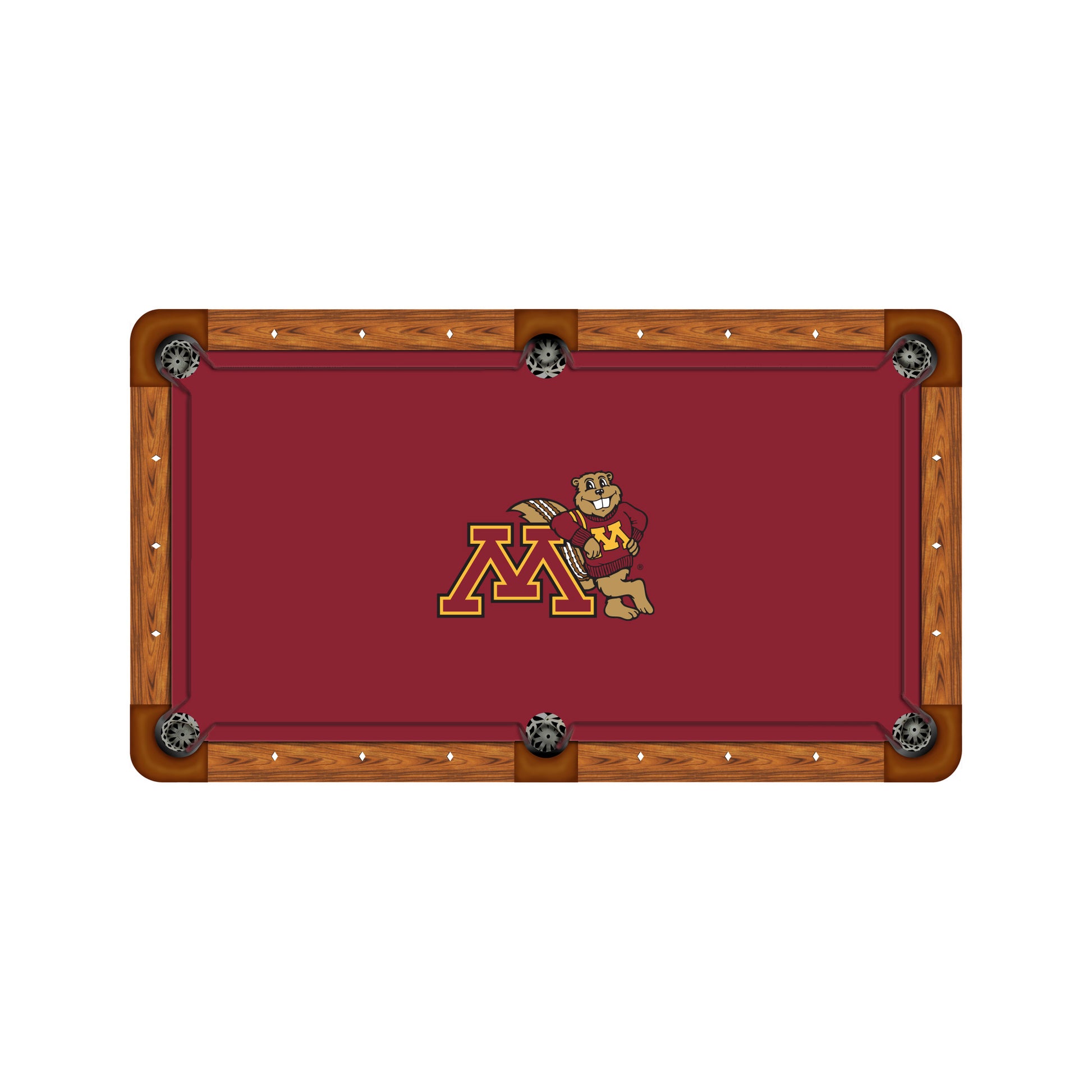 Minnesota Golden Gophers Custom Pool Table Replacement Felt ALT Logo