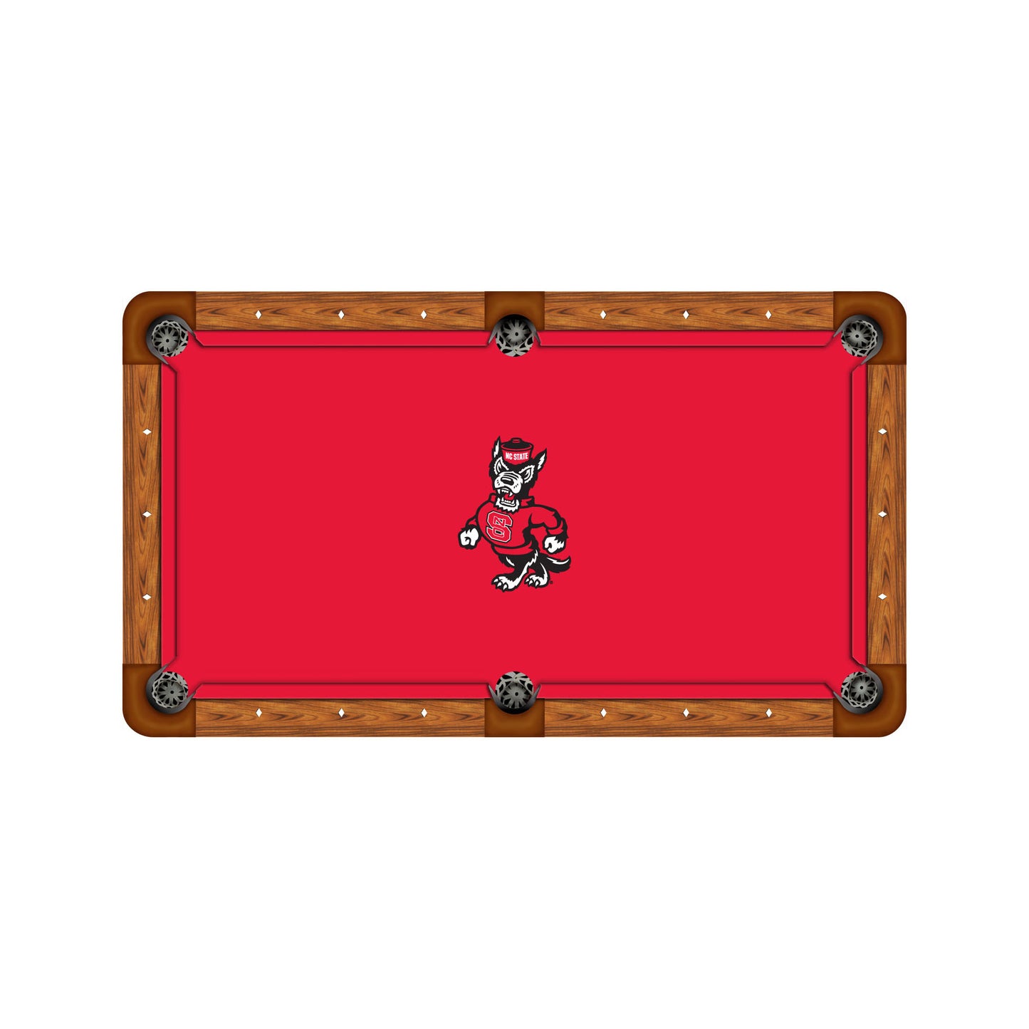 NC State Wolfpack Custom Pool Table Replacement Felt ALT Logo