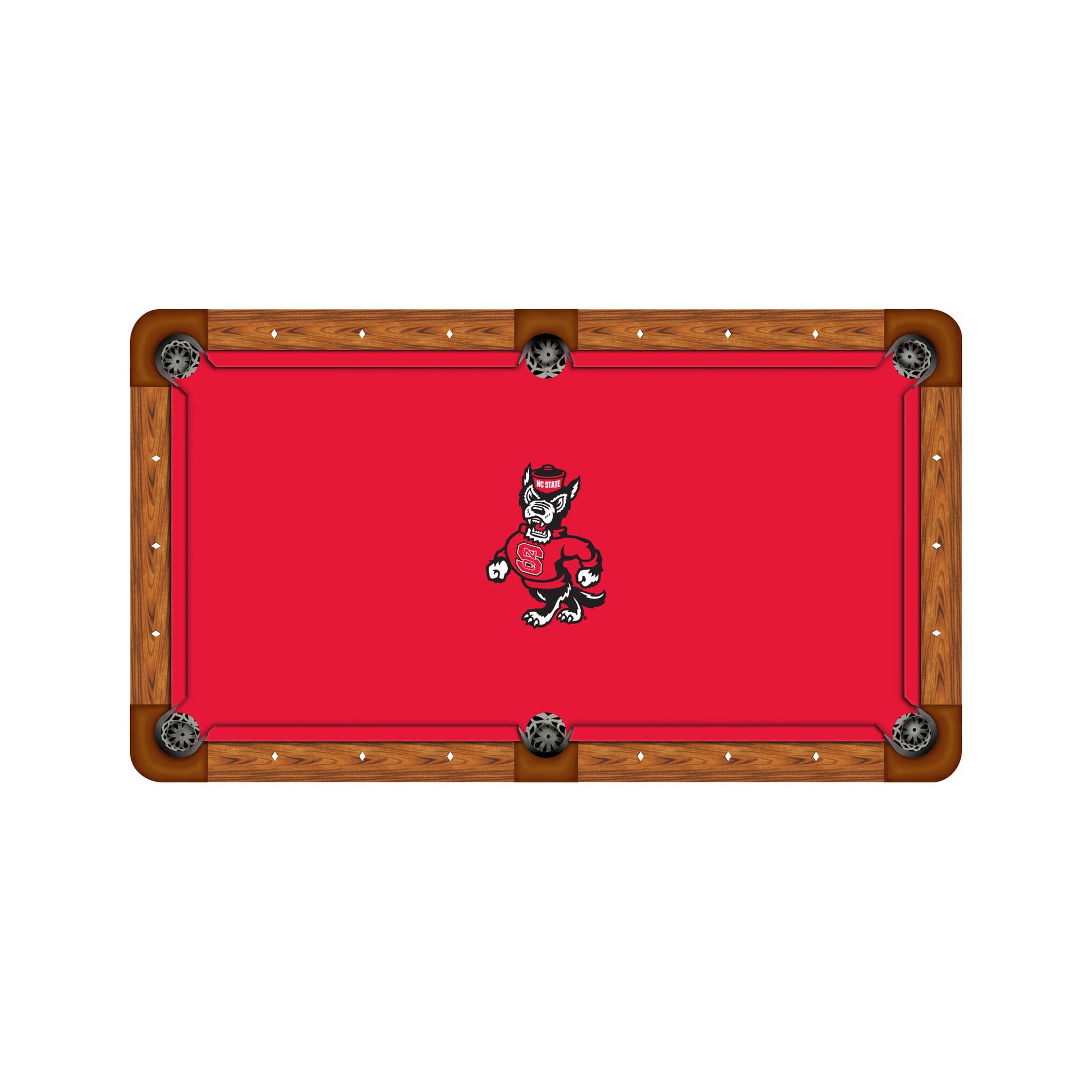 NC State Wolfpack Custom Pool Table Replacement Felt ALT Logo
