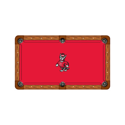 NC State Wolfpack Custom Pool Table Replacement Felt ALT Logo