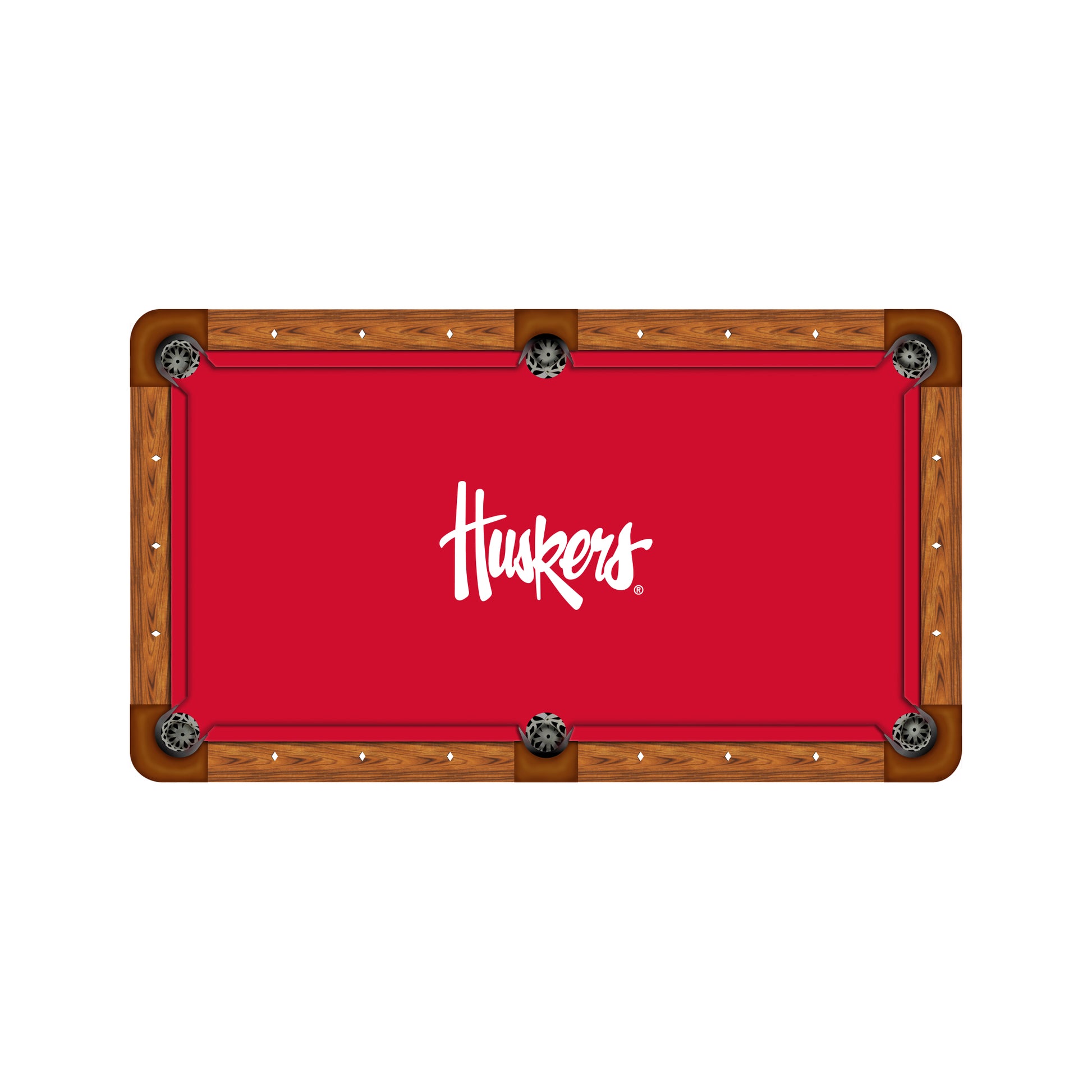 Nebraska Cornhuskers Custom Pool Table Replacement Felt ALT Logo