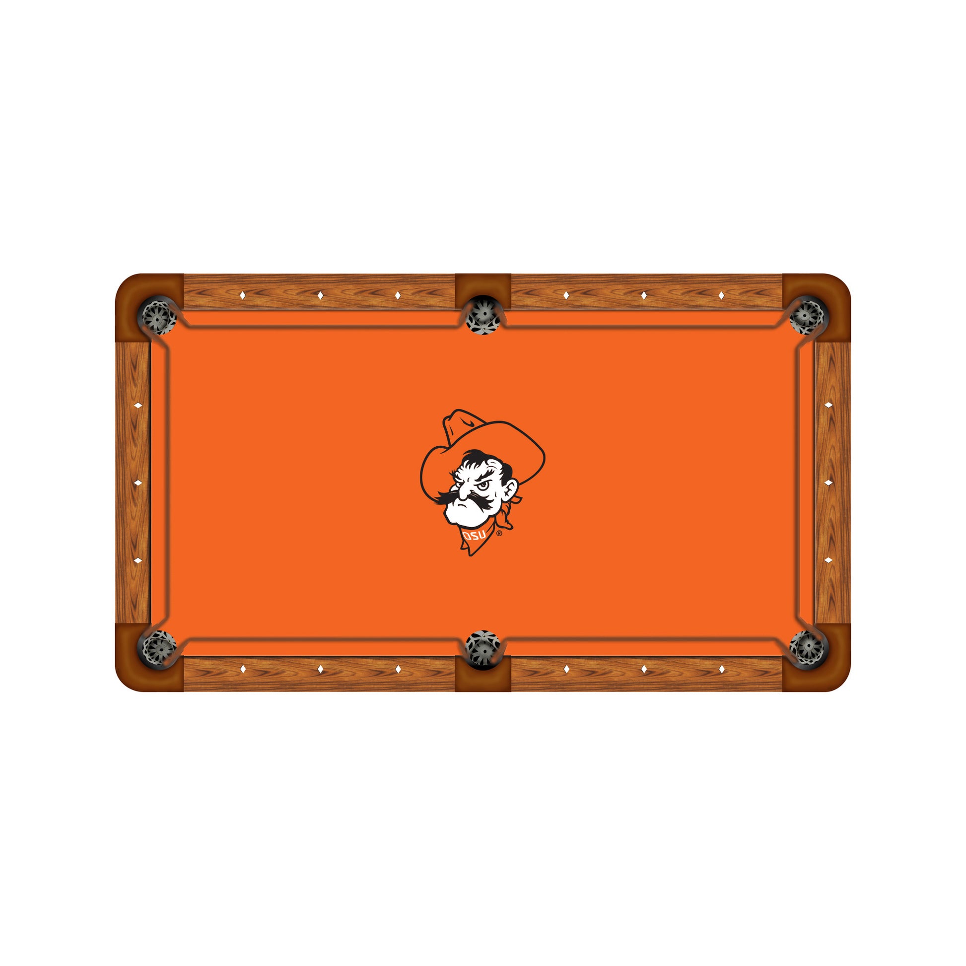 Oklahoma State Cowboys Custom Pool Table Replacement Felt ALT Logo