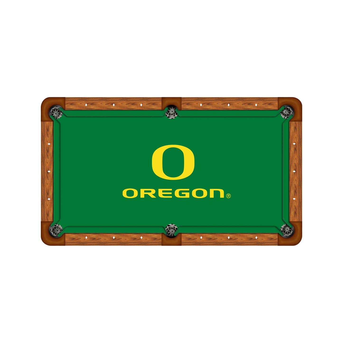 Oregon Ducks Custom Pool Table Replacement Felt ALT Logo