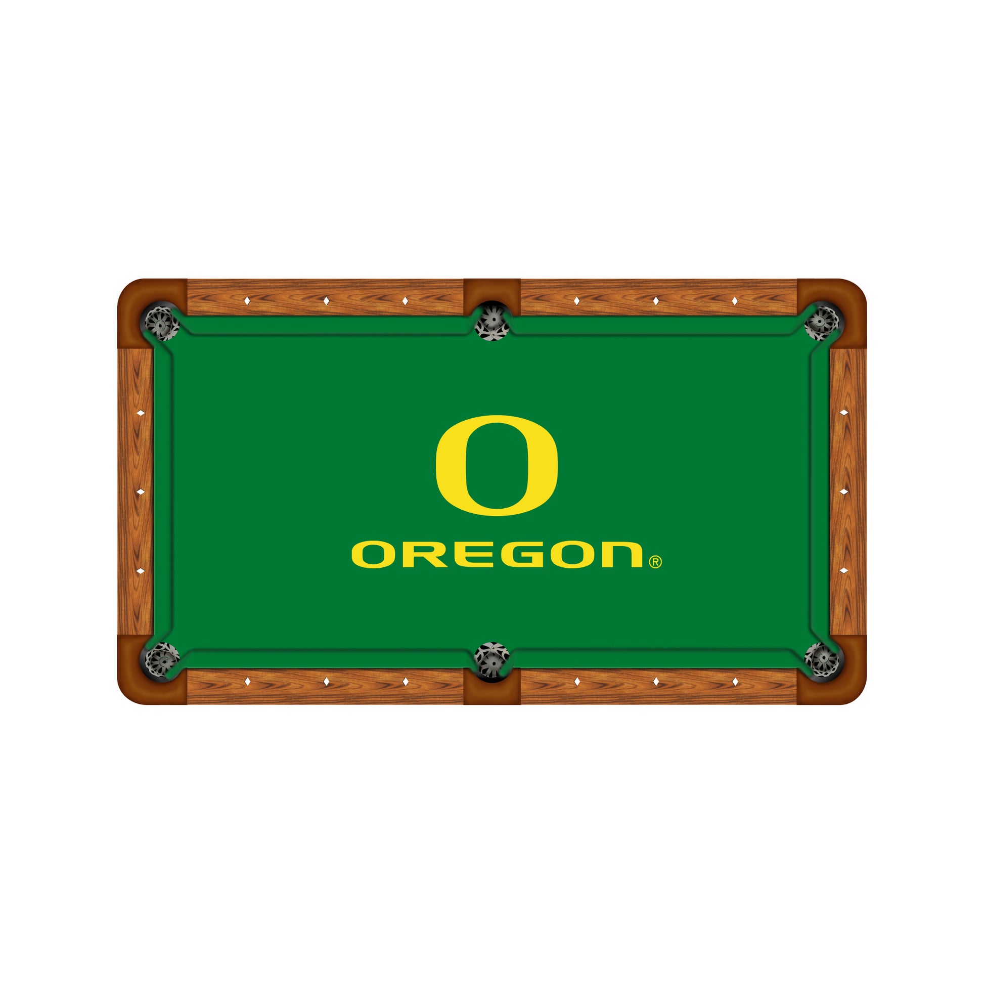 Oregon Ducks Custom Pool Table Replacement Felt ALT Logo