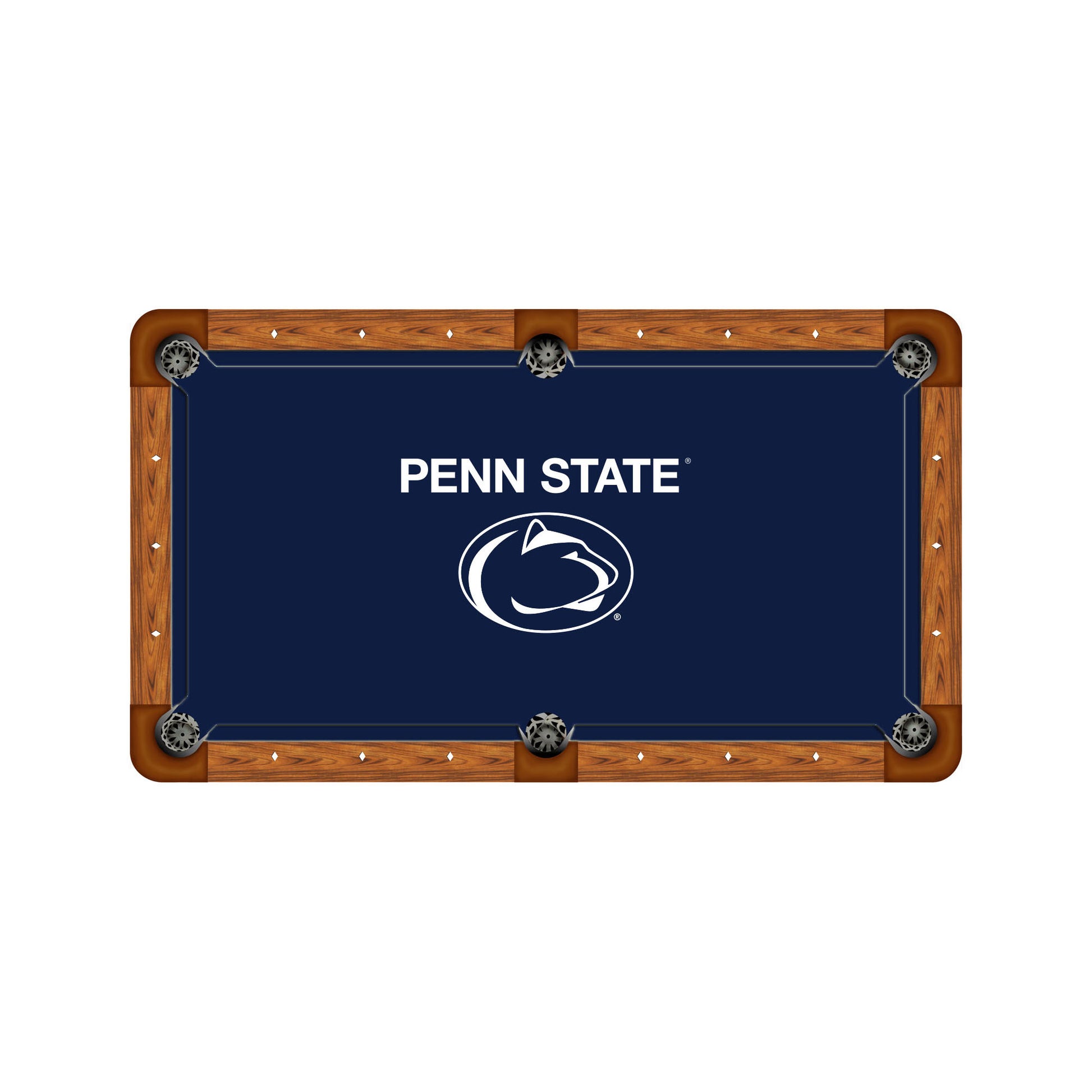 Penn State Nittany Lions Custom Pool Table Replacement Felt ALT Logo