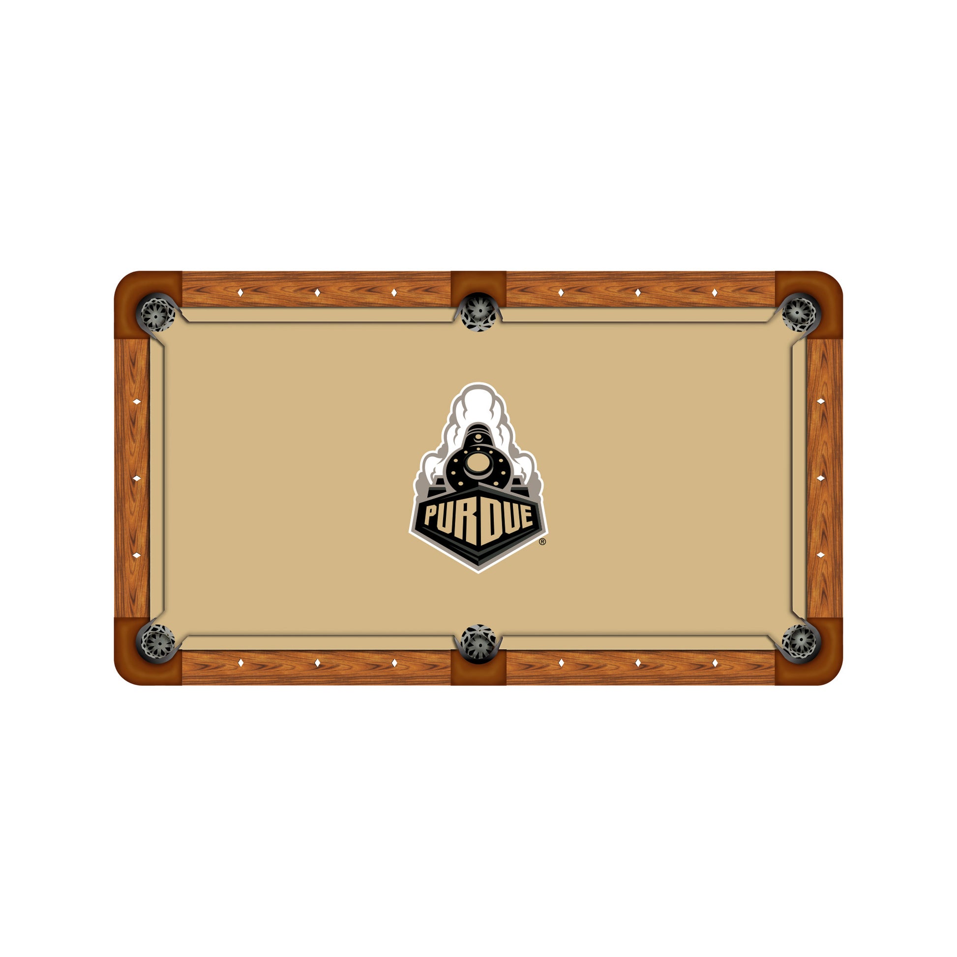 Purdue Boilermakers Custom Pool Table Replacement Felt ALT Logo