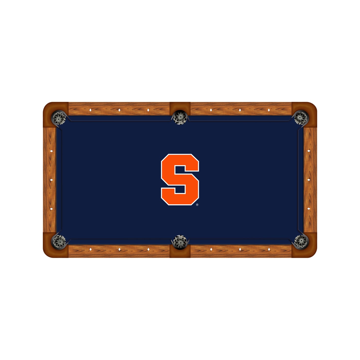 Syracuse Orange Custom Pool Table Replacement Felt ALT Logo
