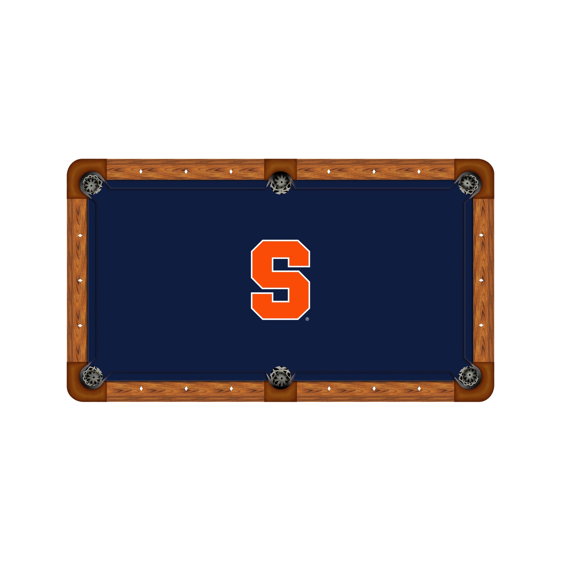 Syracuse Orange Custom Pool Table Replacement Felt ALT Logo