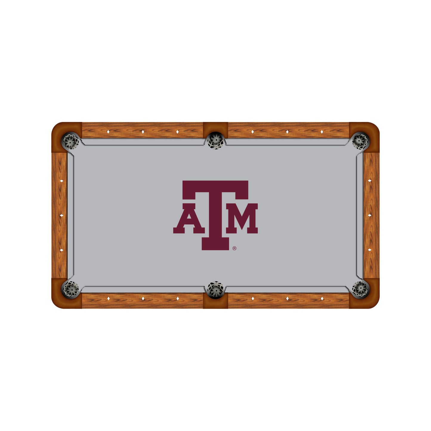 Texas A&M Aggies Custom Pool Table Replacement Felt ALT Logo