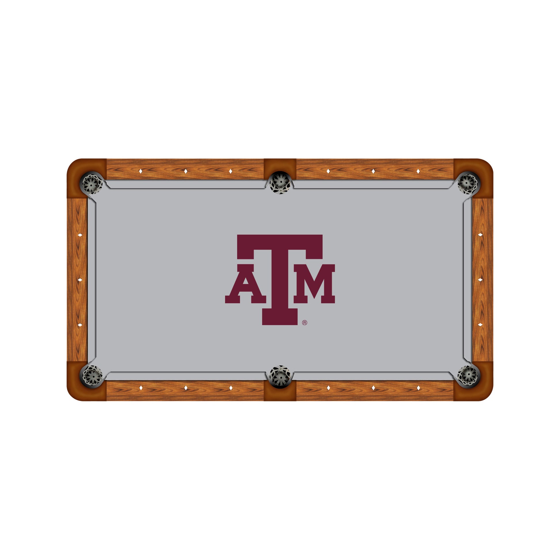 Texas A&M Aggies Custom Pool Table Replacement Felt ALT Logo