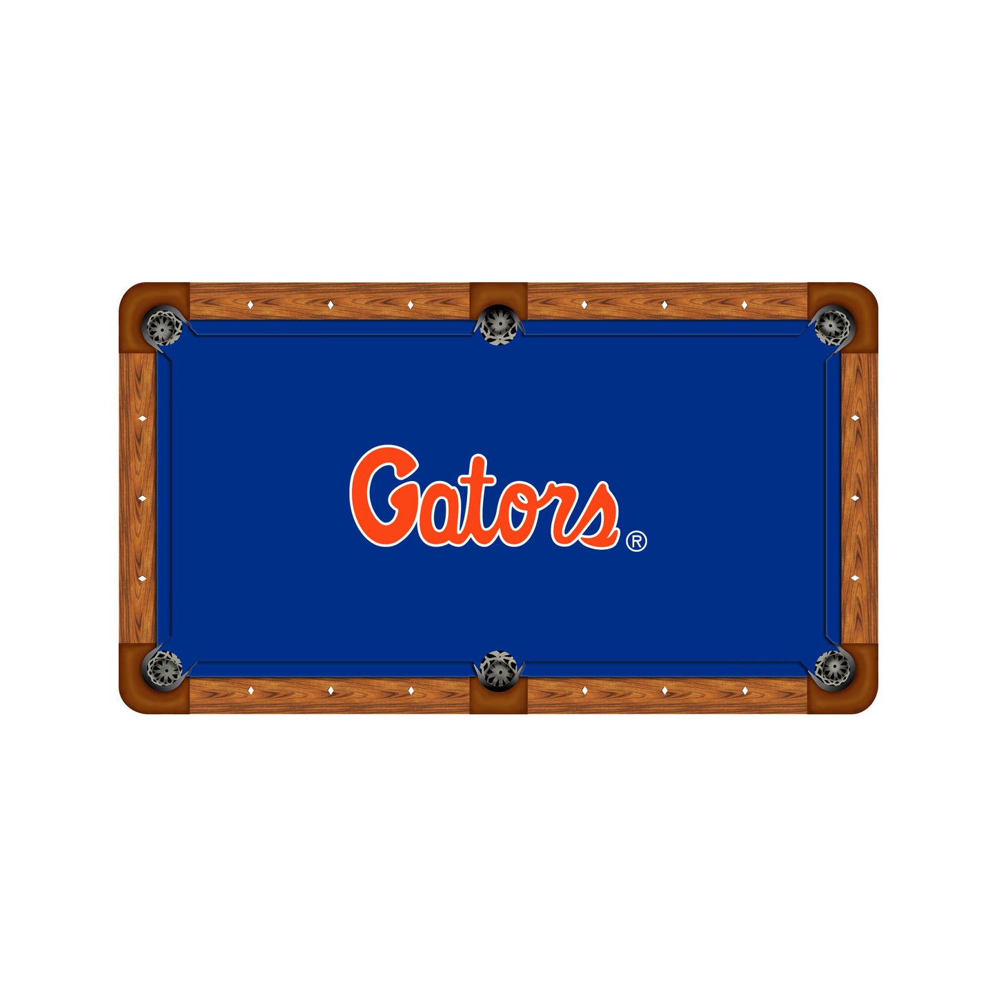 Florida Gators Custom Pool Table Replacement Felt ALT Logo