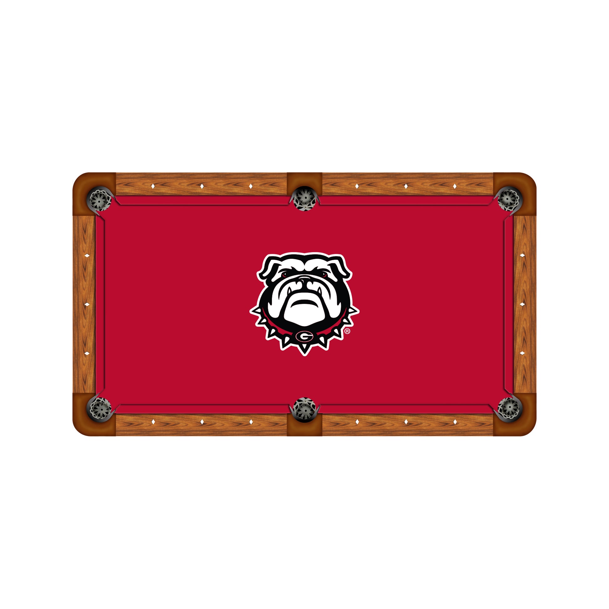 Georgia Bulldogs Custom Pool Table Replacement Felt ALT Logo