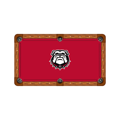 Georgia Bulldogs Custom Pool Table Replacement Felt ALT Logo