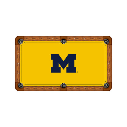 Michigan Wolverines Custom Pool Table Replacement Felt ALT Logo