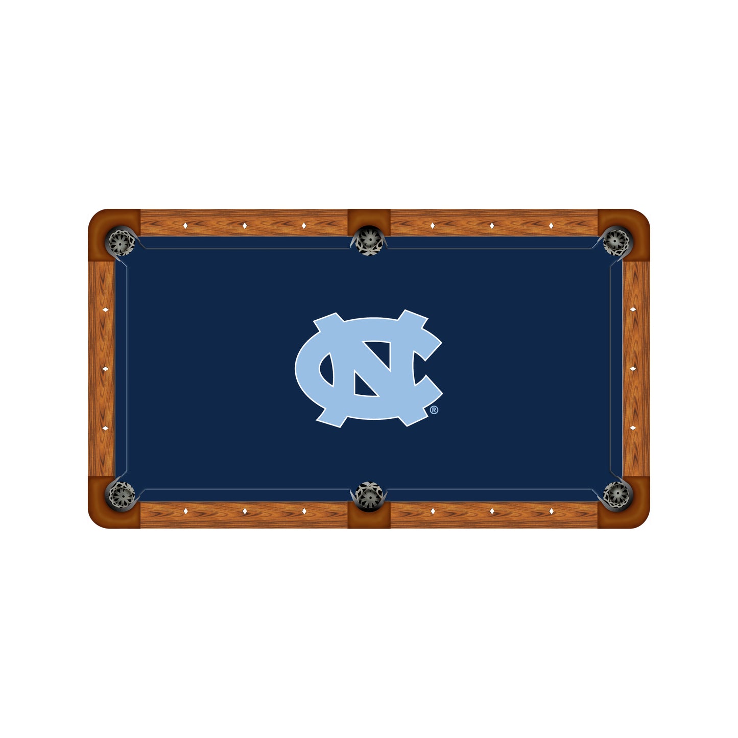 North Carolina Tar Heels Custom Pool Table Replacement Felt ALT Logo