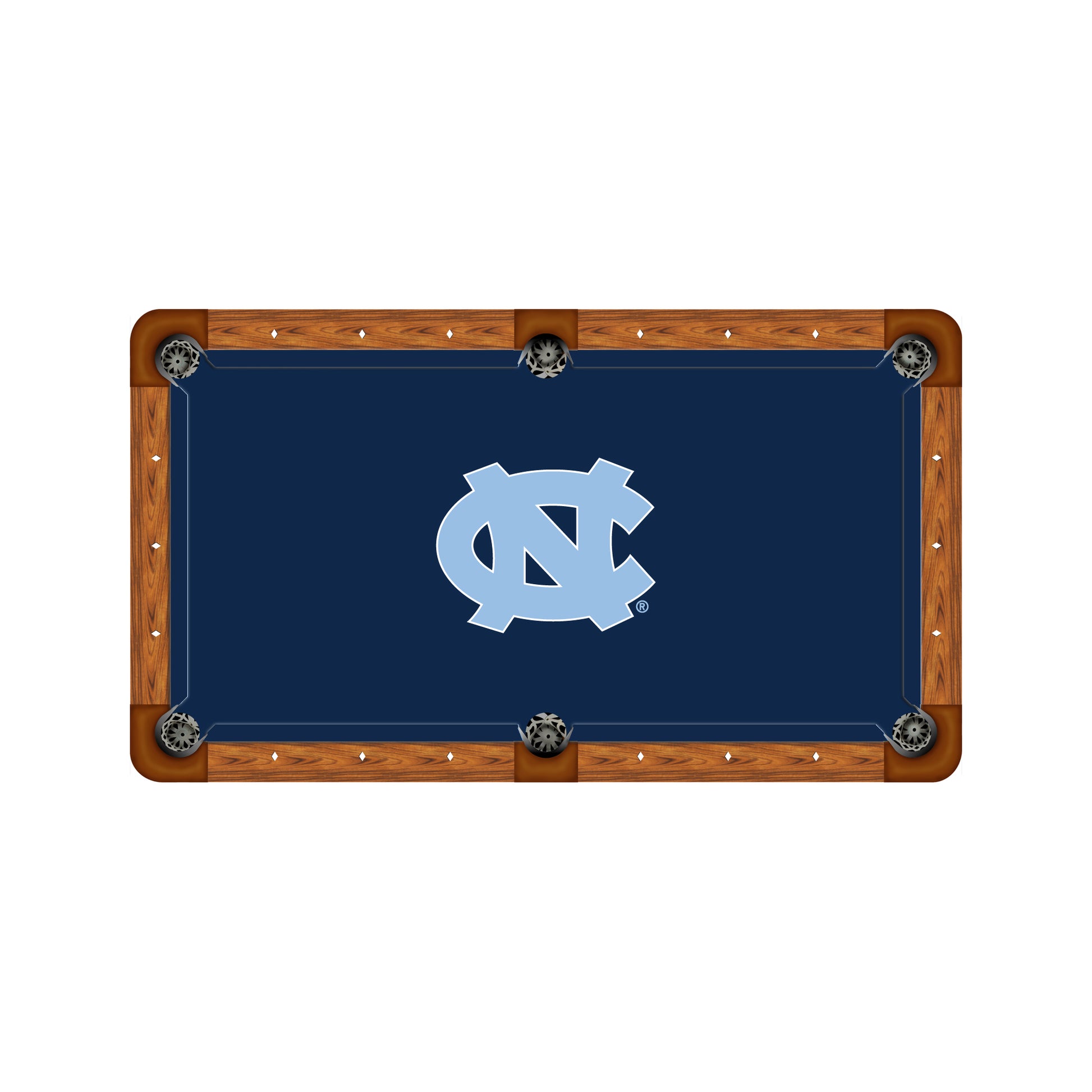 North Carolina Tar Heels Custom Pool Table Replacement Felt ALT Logo