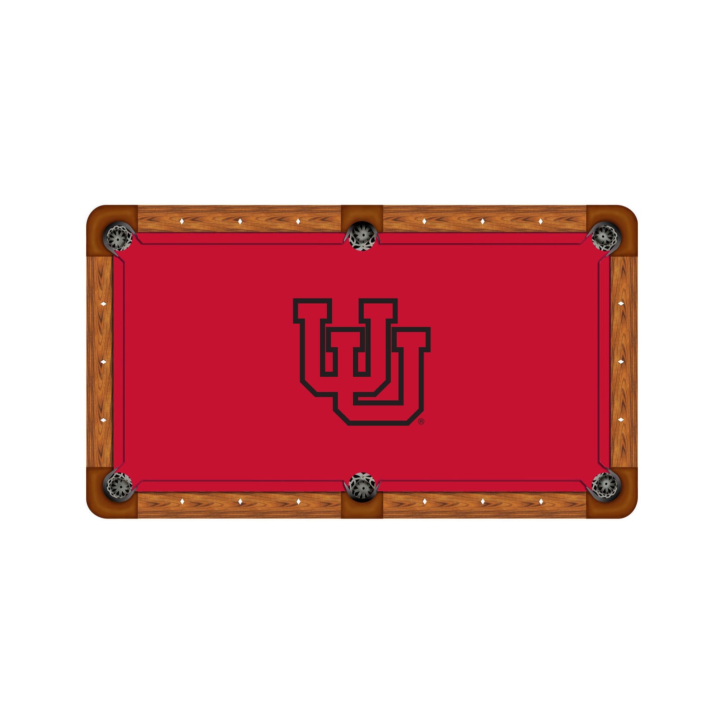Utah Utes Custom Pool Table Replacement Felt ALT Logo