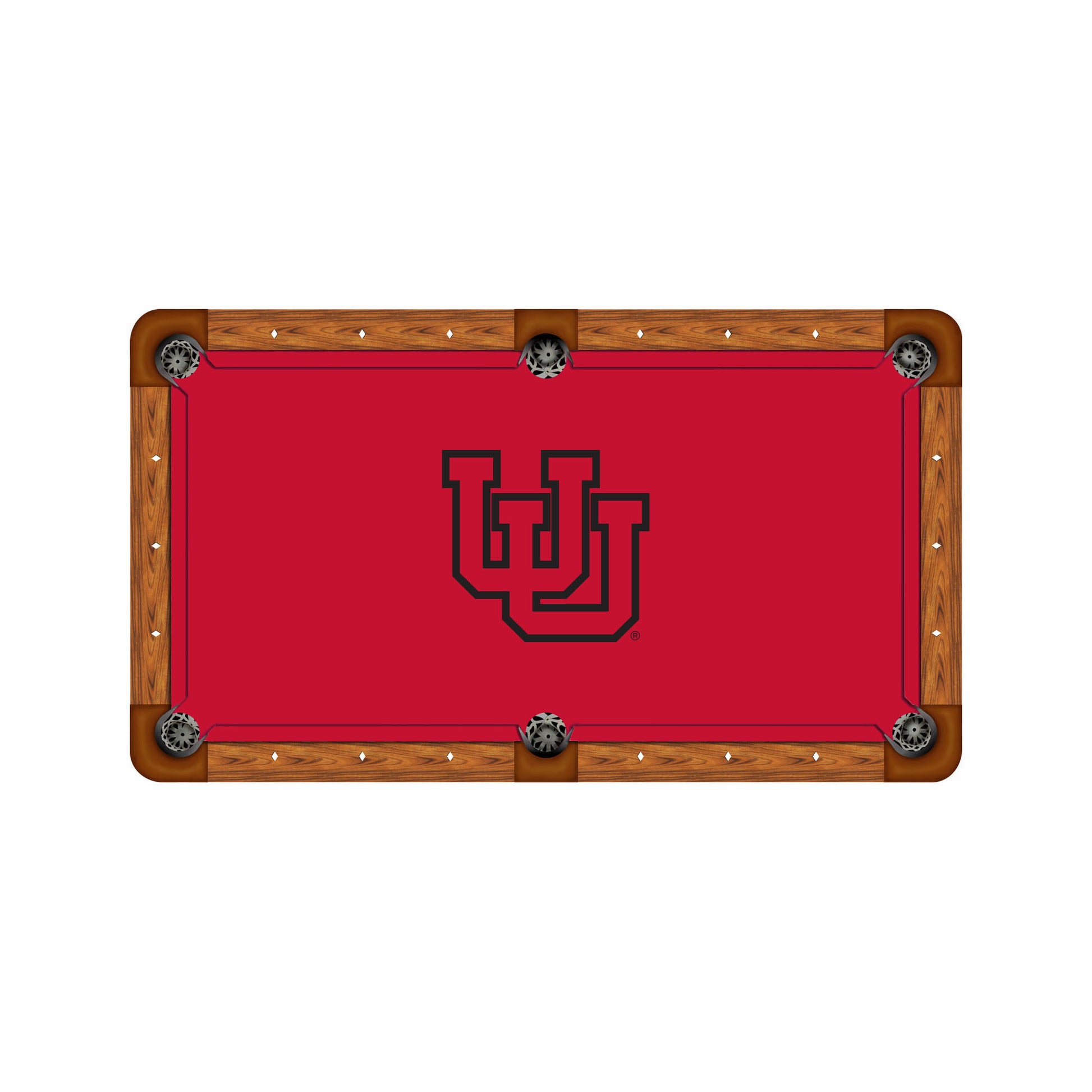 Utah Utes Custom Pool Table Replacement Felt ALT Logo
