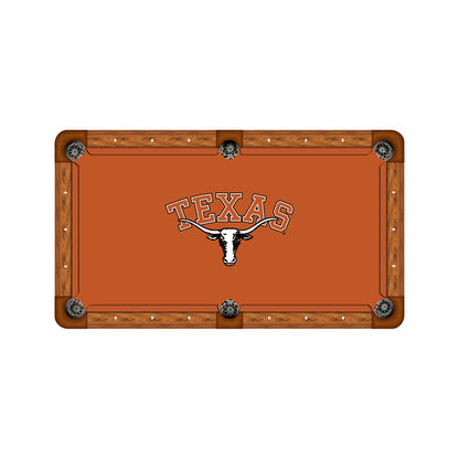 Texas Longhorns Custom Pool Table Replacement Felt ALT Logo