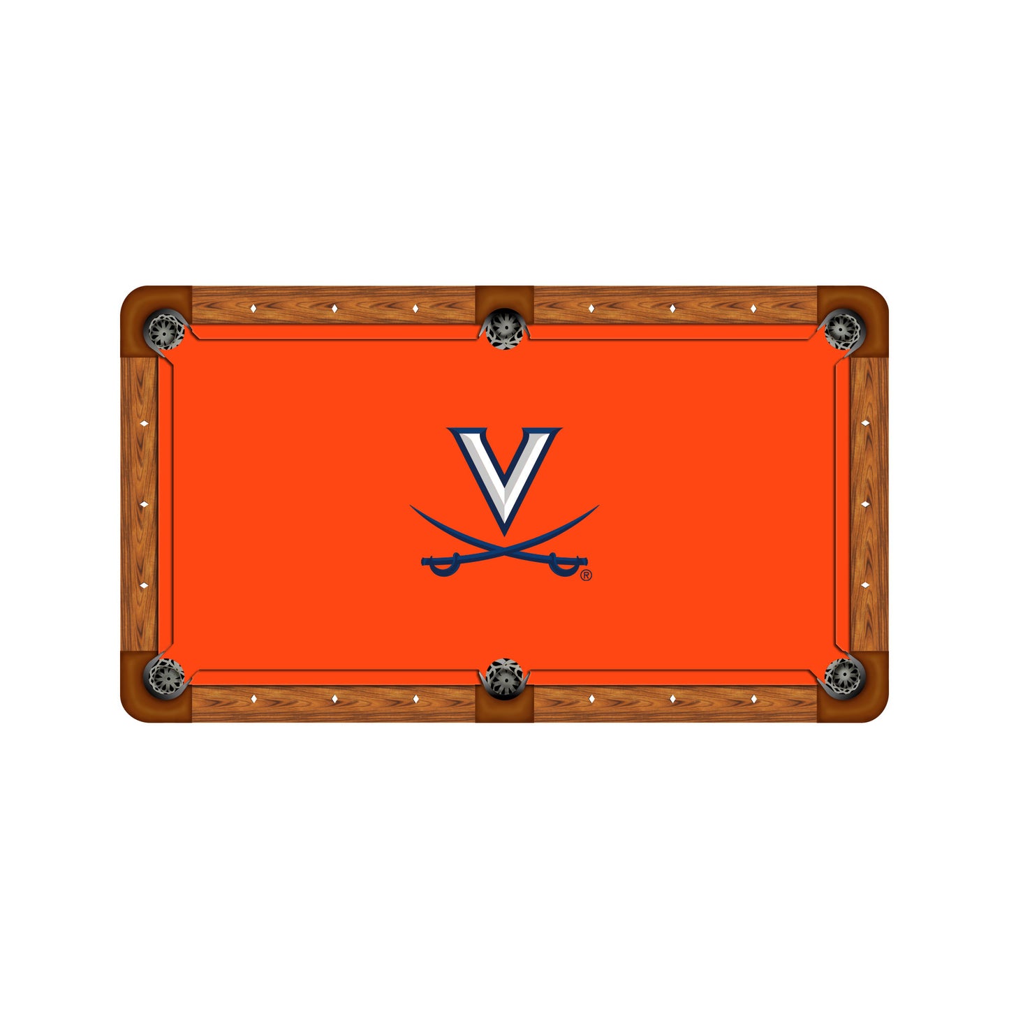 Virginia Cavaliers Custom Pool Table Replacement Felt ALT Logo