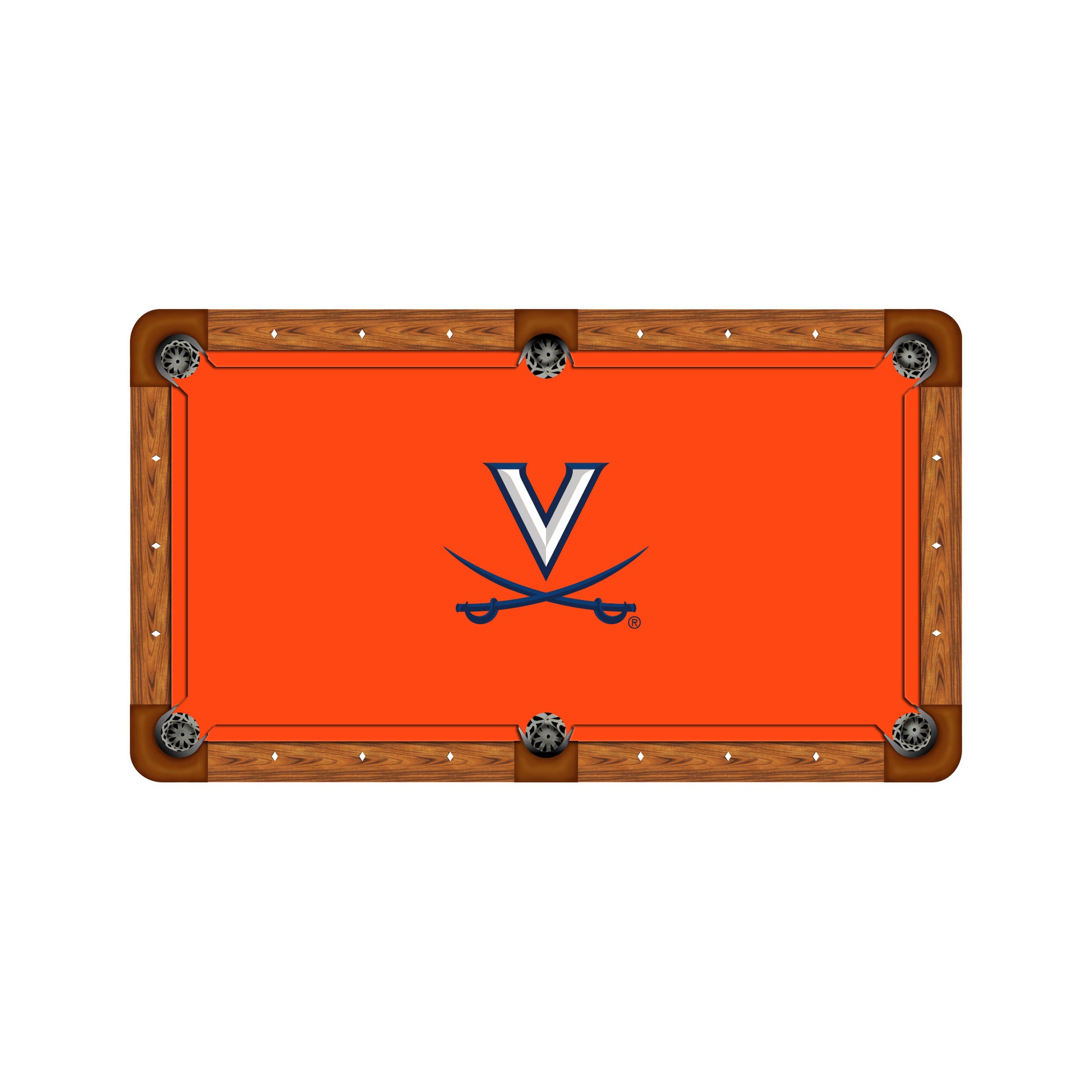 Virginia Cavaliers Custom Pool Table Replacement Felt ALT Logo
