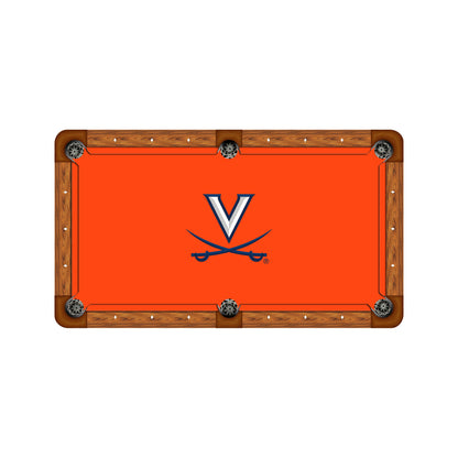 Virginia Cavaliers Custom Pool Table Replacement Felt ALT Logo