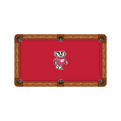 Wisconsin Badgers Custom Pool Table Replacement Felt ALT Logo