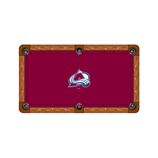 Colorado Avalanche Custom Pool Table Replacement Felt