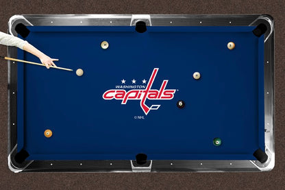 Washington Capitals Custom Pool Table Replacement Felt Lifestyle