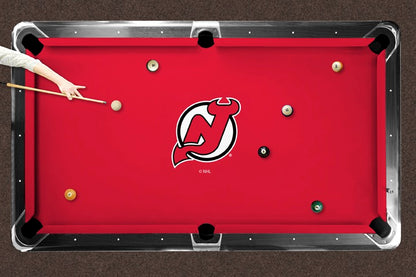 New Jersey Devils Custom Pool Table Replacement Felt Lifestyle