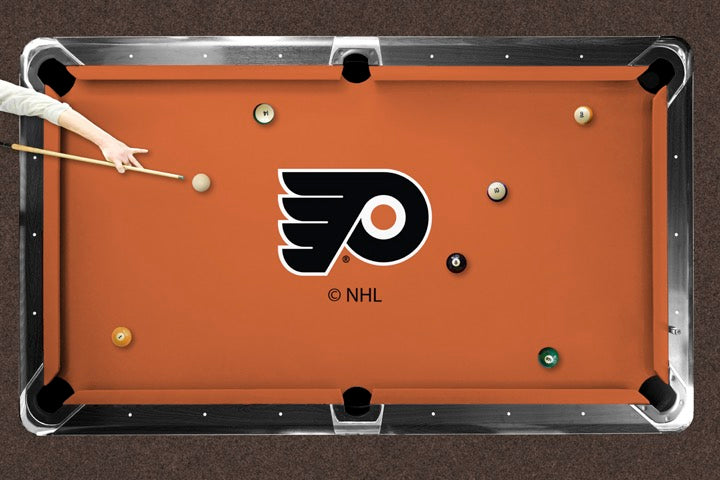 Philadelphia Flyers Custom Pool Table Replacement Felt Lifestyle