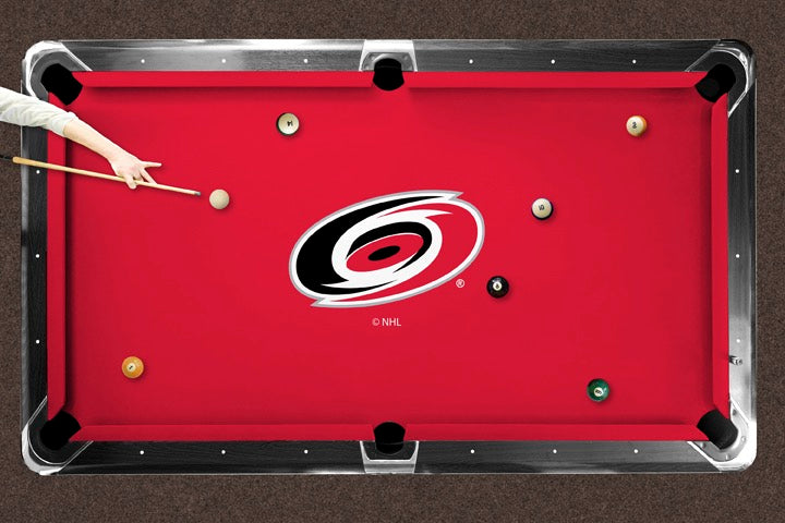 Carolina Hurricanes Custom Pool Table Replacement Felt Lifestyle