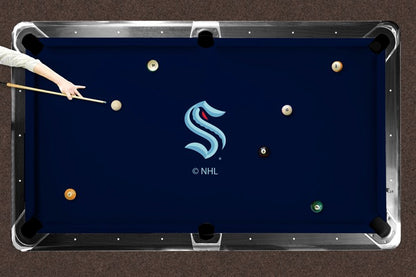 Seattle Kraken Custom Pool Table Replacement Felt Lifestyle