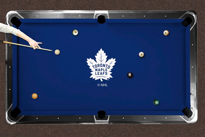 Toronto Maple Leafs Custom Pool Table Replacement Felt Lifestyle