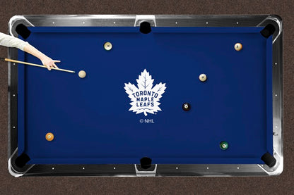 Toronto Maple Leafs Custom Pool Table Replacement Felt Lifestyle