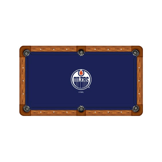 Edmonton Oilers Custom Pool Table Replacement Felt
