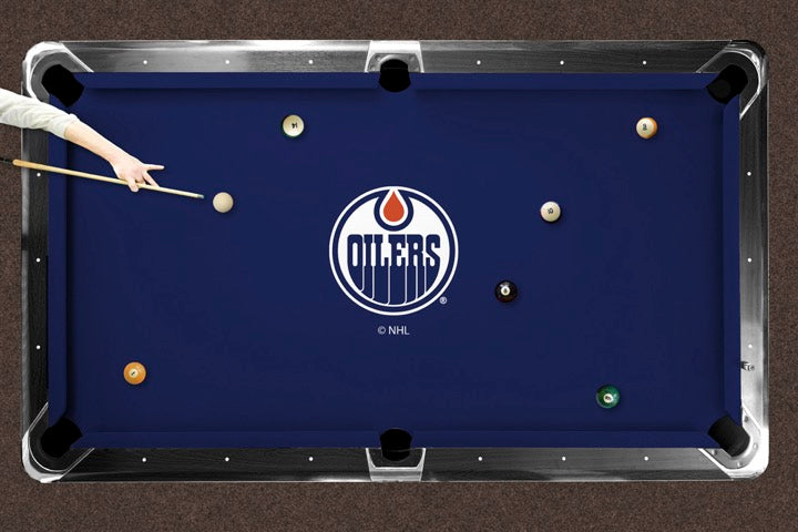 Edmonton Oilers Custom Pool Table Replacement Felt Lifestyle