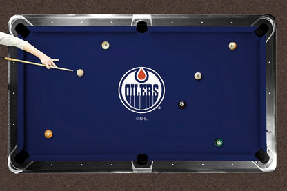 Edmonton Oilers Custom Pool Table Replacement Felt Lifestyle