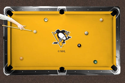 Pittsburgh Penguins Custom Pool Table Replacement Felt Lifestyle