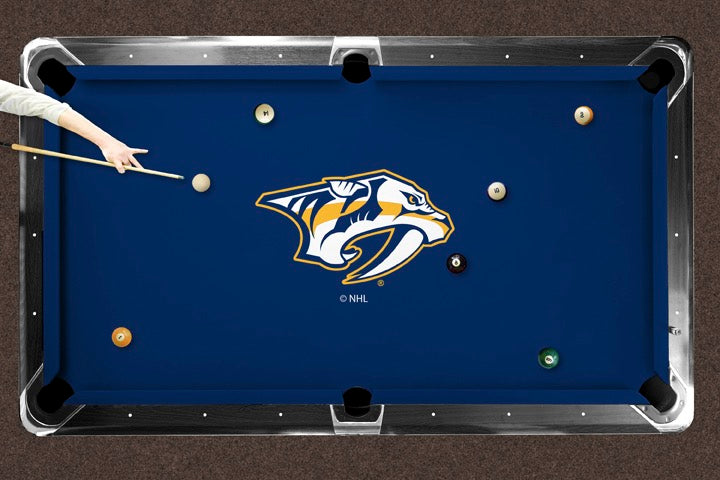 Nashville Predators Custom Pool Table Replacement Felt Lifestyle