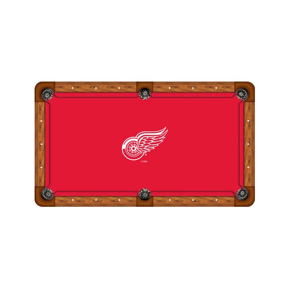 Detroit Red Wings Custom Pool Table Replacement Felt