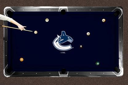 Vancouver Canucks Custom Pool Table Replacement Felt Lifestyle