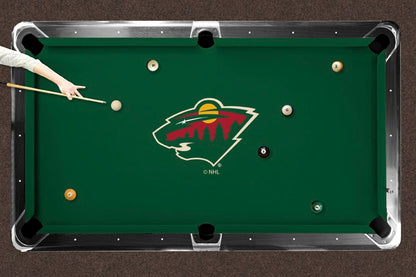 Minnesota Wild Custom Pool Table Replacement Felt Lifestyle