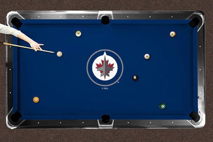 Winnipeg Jets Custom Pool Table Replacement Felt Lifestyle