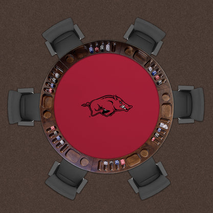 Arkansas Razorbacks Custom Game Table Replacement Felt Lifestyle